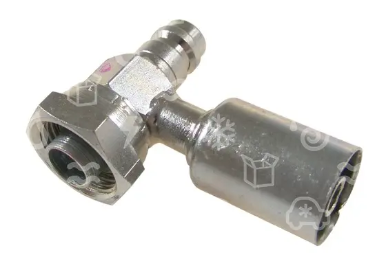 spojka 90o blok typ s pl. portem (R134a) pro hadice G8 (13/32